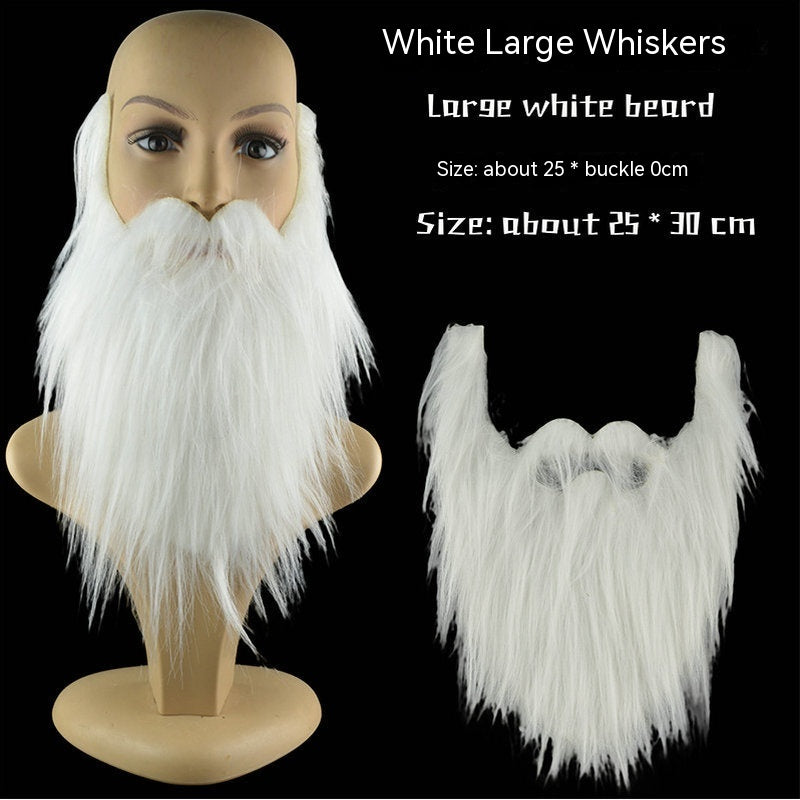 Halloween Party Performance Large Beard Wig Set African Dress Up Props Santa Claus Suits