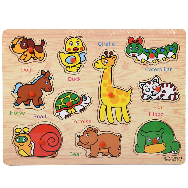 Number Shape Puzzle Plastic Puzzle Baby Toys