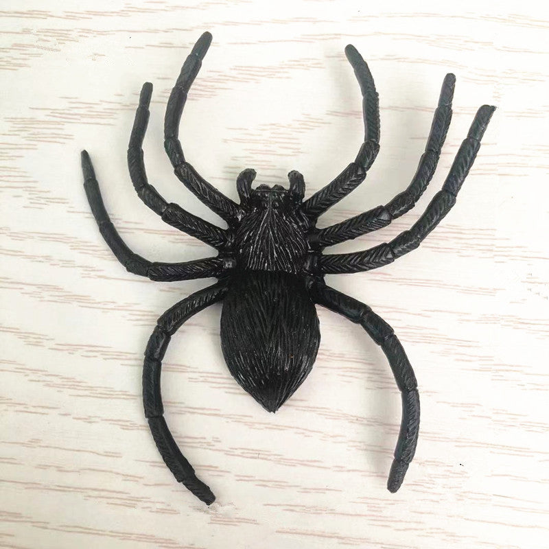 Simulation Big Spider Halloween Black