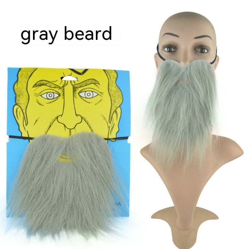 Halloween Party Performance Large Beard Wig Set African Dress Up Props Santa Claus Suits