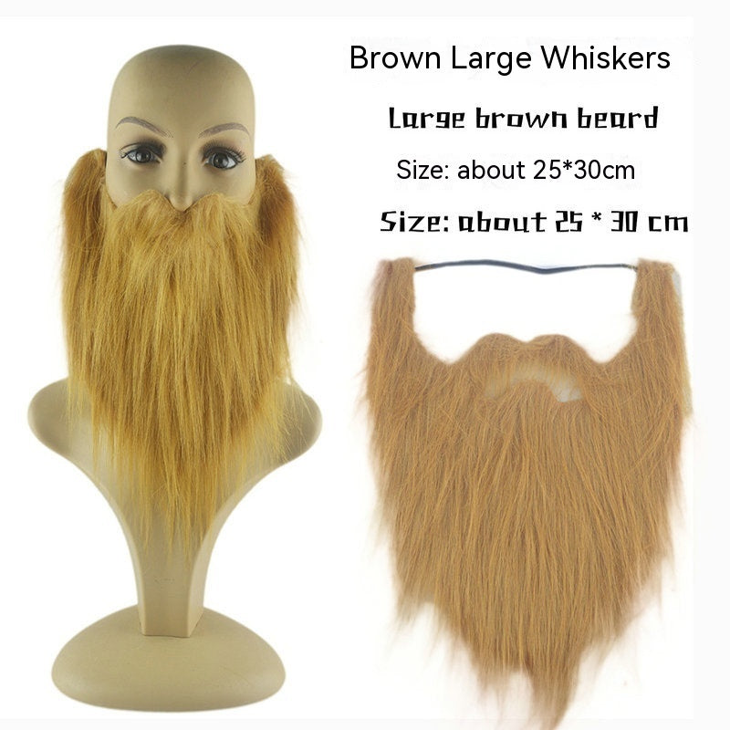Halloween Party Performance Large Beard Wig Set African Dress Up Props Santa Claus Suits