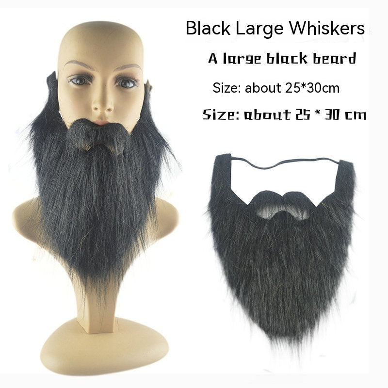Halloween Party Performance Large Beard Wig Set African Dress Up Props Santa Claus Suits