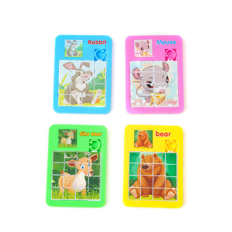 Animal Puzzle Huarong Road Maze Puzzle Toy