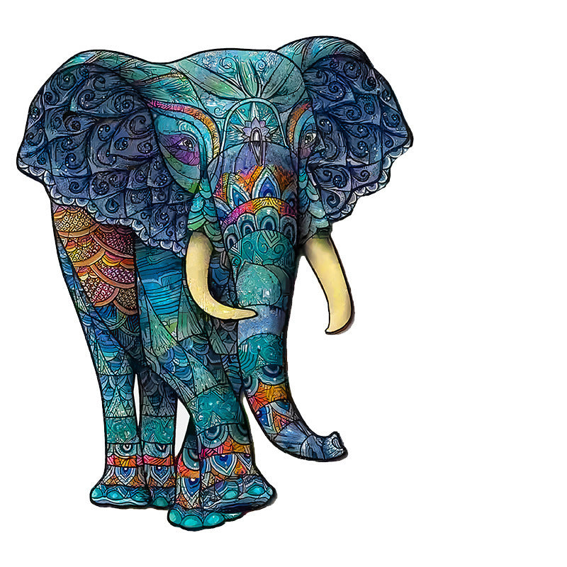 Color Elephant Owl Plane Puzzle Animal Puzzle