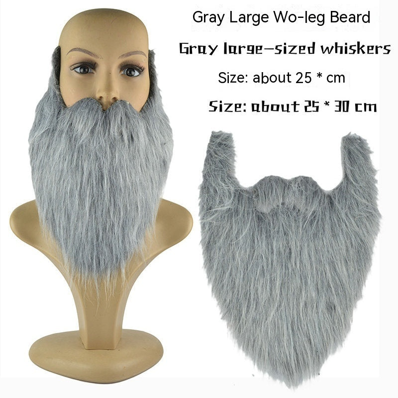 Halloween Party Performance Large Beard Wig Set African Dress Up Props Santa Claus Suits