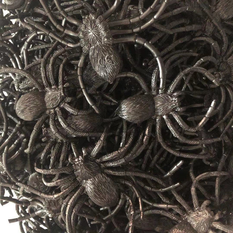 Simulation Big Spider Halloween Black