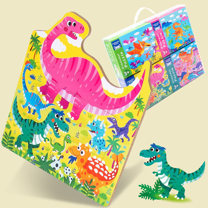Puzzle big dinosaur traffic advanced puzzle toy