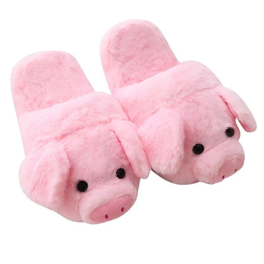 Cute pig floor slippers