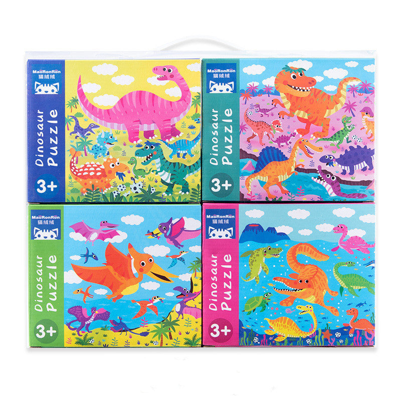 Puzzle big dinosaur traffic advanced puzzle toy